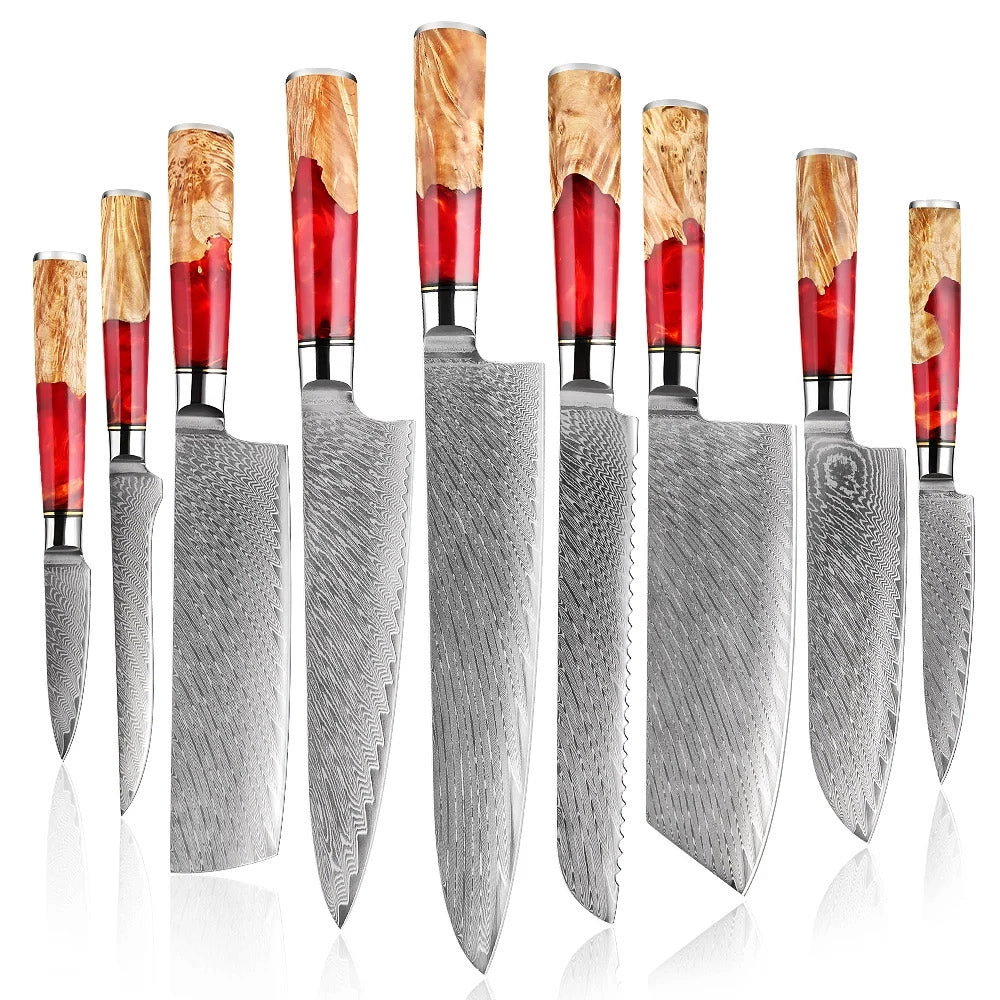 Rising Sun Series - 7-9 Piece Knife Set