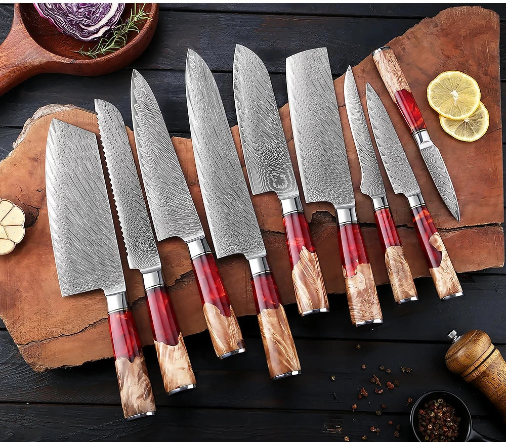 Rising Sun Series - 7-9 Piece Knife Set