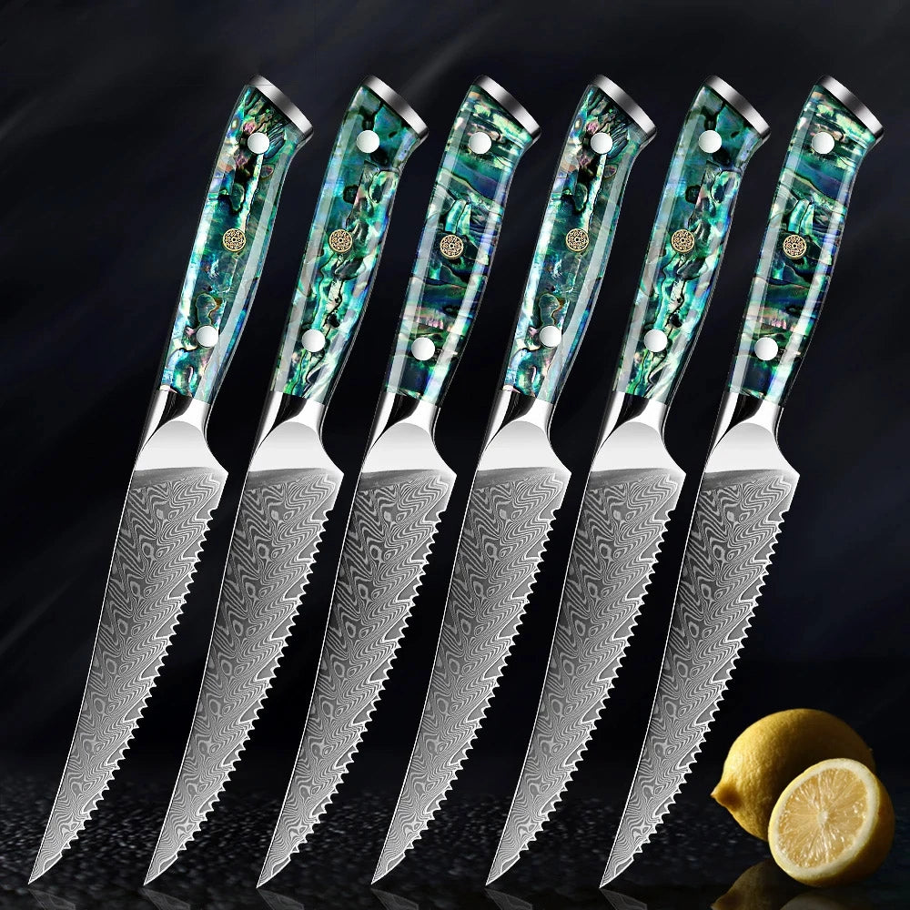 Awabi 6 Piece Steak Knives