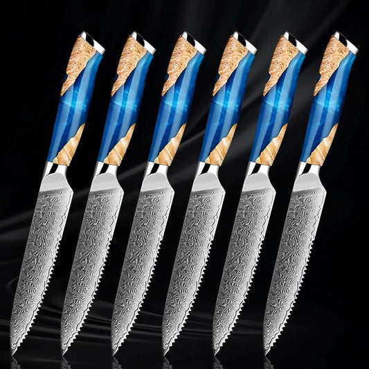 Ki Mizu 6 Piece Steak Knives Set