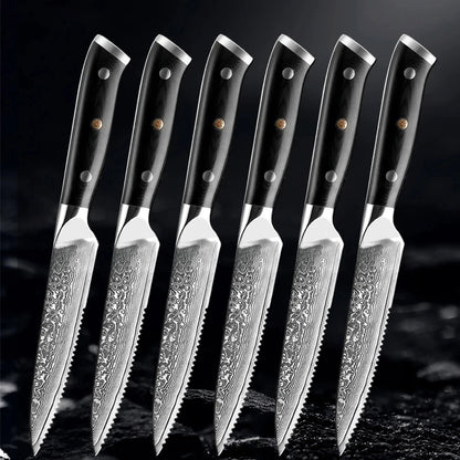 Kurashikku - 6 Piece Set of Steak Knives